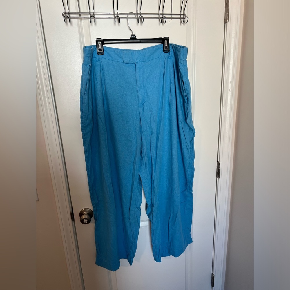 Linen Wide leg trousers
